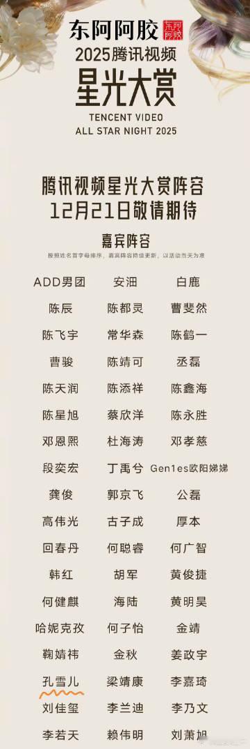 孔雪儿首次出席星光大赏 孔雪儿的首次星光大赏之行真是值得期待！从横店的勤奋小女孩