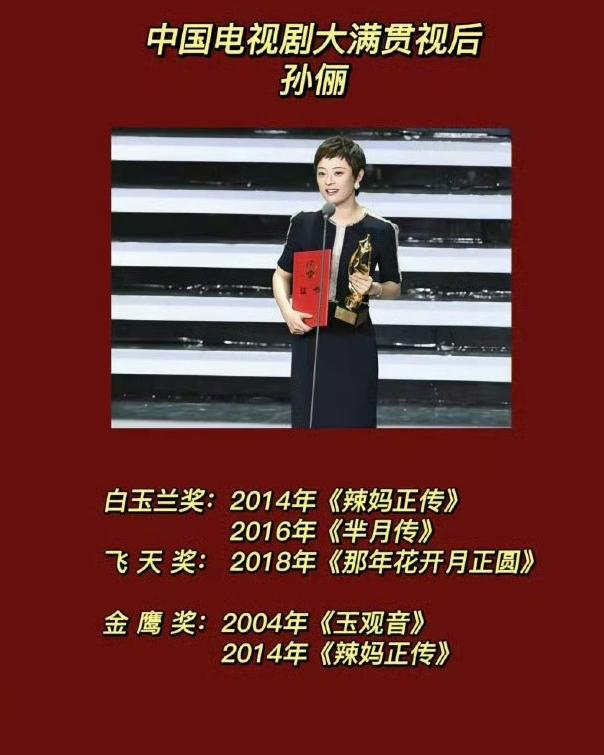 这次孙俪凭《蛮好的人生》入围了白玉兰最佳女主角提名，这已经第8次提名白玉兰最佳女