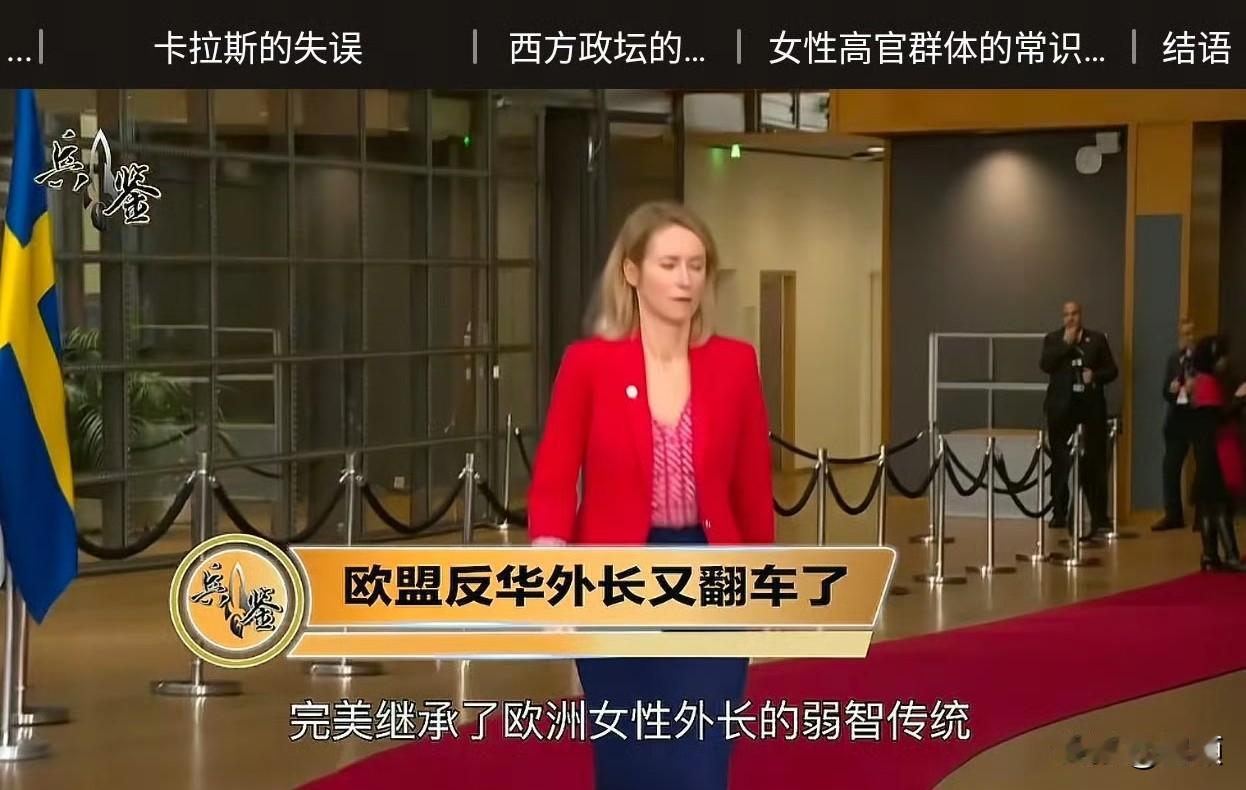 欧盟外长卡拉斯再曝离谱操作！与德国高官会晤全程张冠李戴认错人，此前更在欧盟安全研