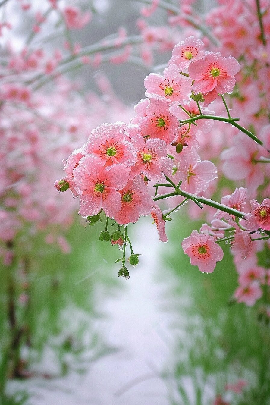 一朝春雨过，万物皆晴朗。 ​​​
