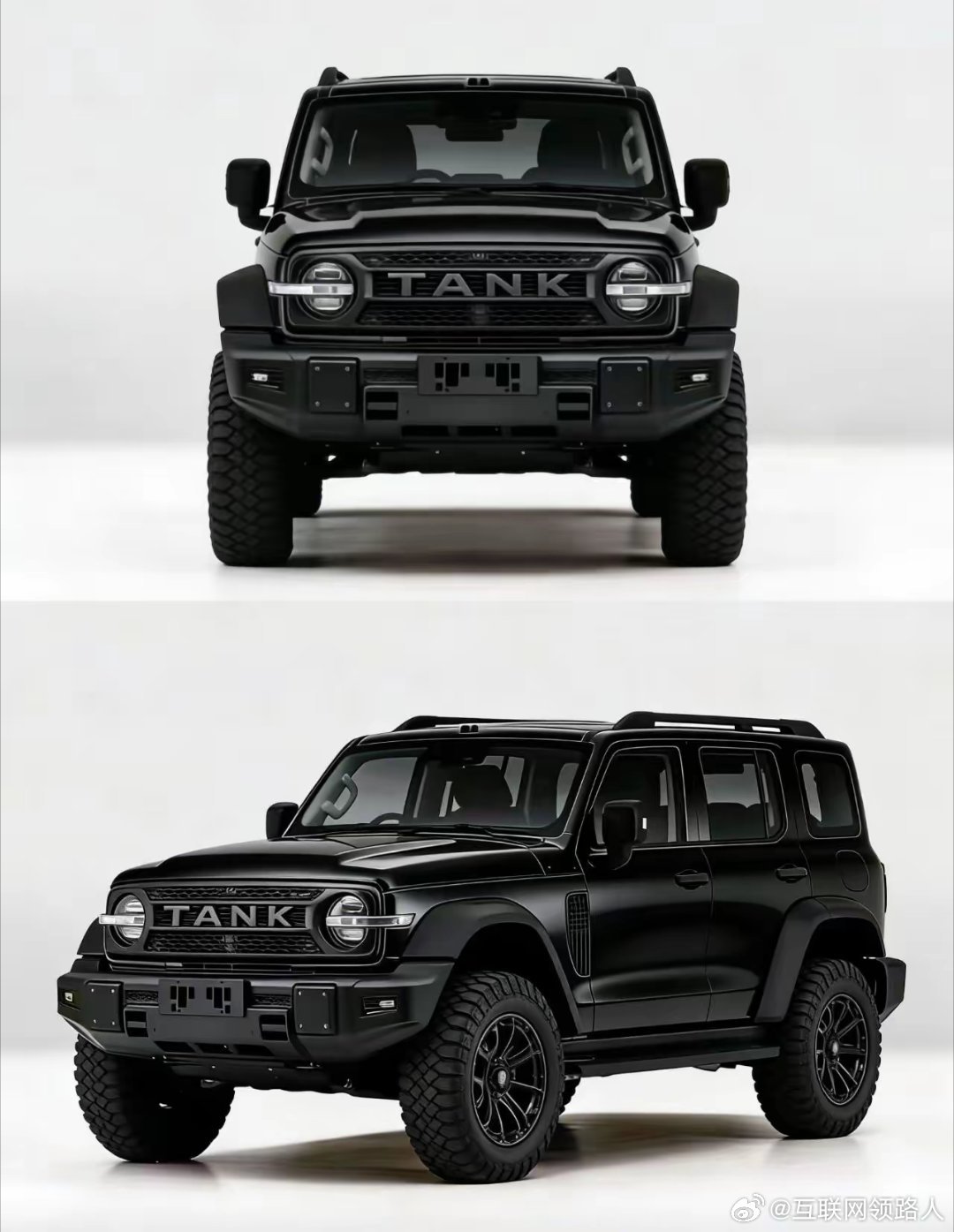 新款坦克300是真帅啊长城是真听劝，新款坦克300不光加长了车身尺寸，还改了保险