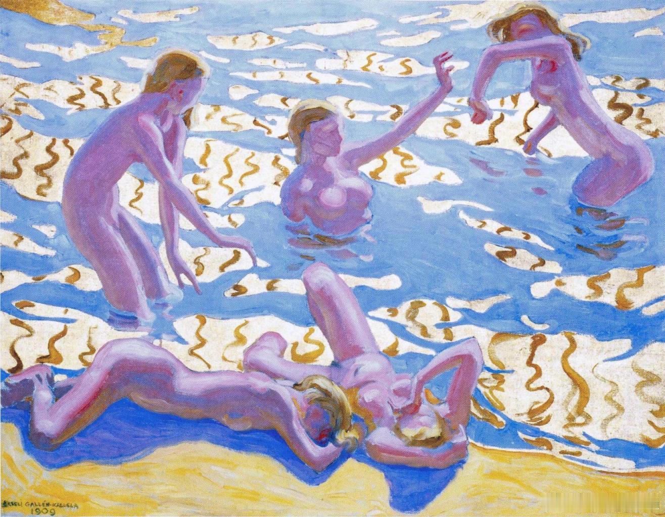 芬兰画家阿克塞利·加伦-卡勒拉（Akseli Gallen-Kallela，18
