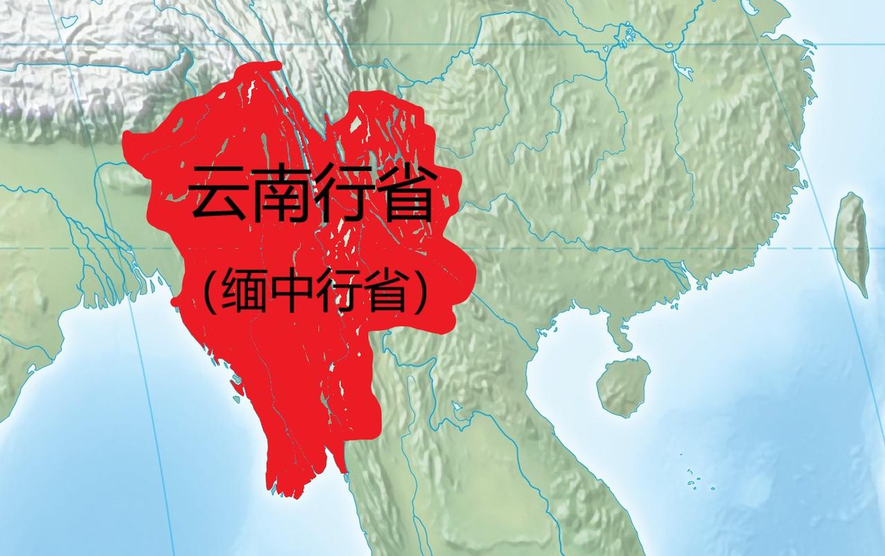 云南元朝地理亚洲地图云南是华夏南方的美丽省份之一，建省始于元朝，是元朝边疆的一个