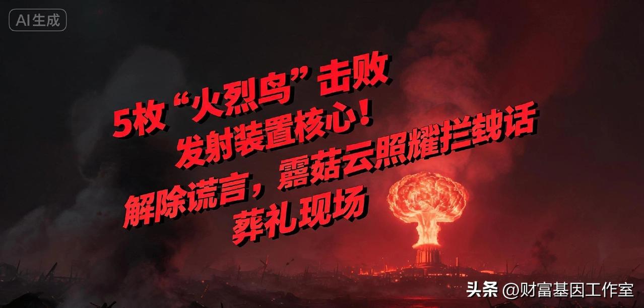 《5枚"火烈鸟"撕碎俄核导弹心脏！克宫谎言当场穿帮，蘑菇云腾空照亮普京"拦截神话