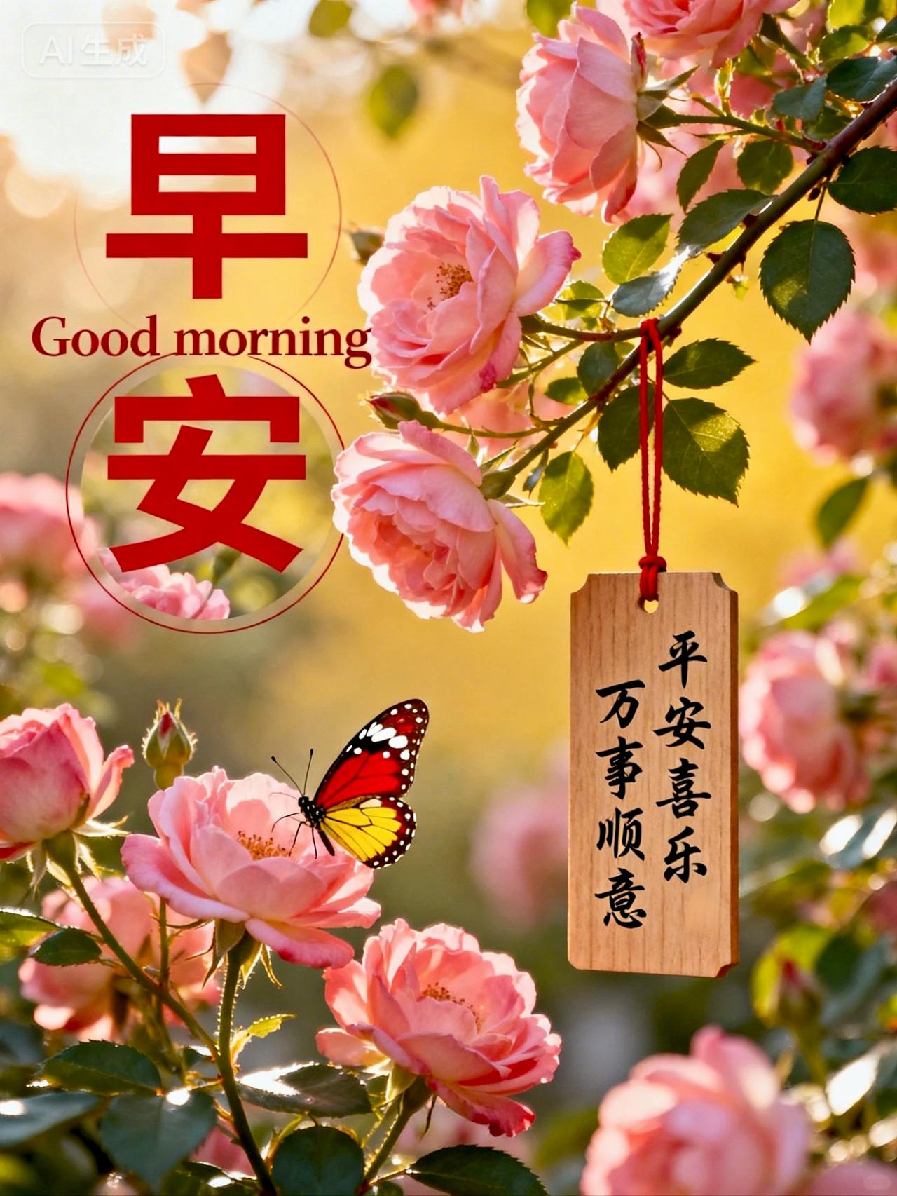 [玫瑰]²⁰²⁶/₀₅.₁₄[福]周四早安！
🌿暖阳沐芳草，清风醉浅夏。
云淡