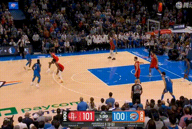 SGA中投球星球！雷霆反超1分火箭vs雷霆 ​​​