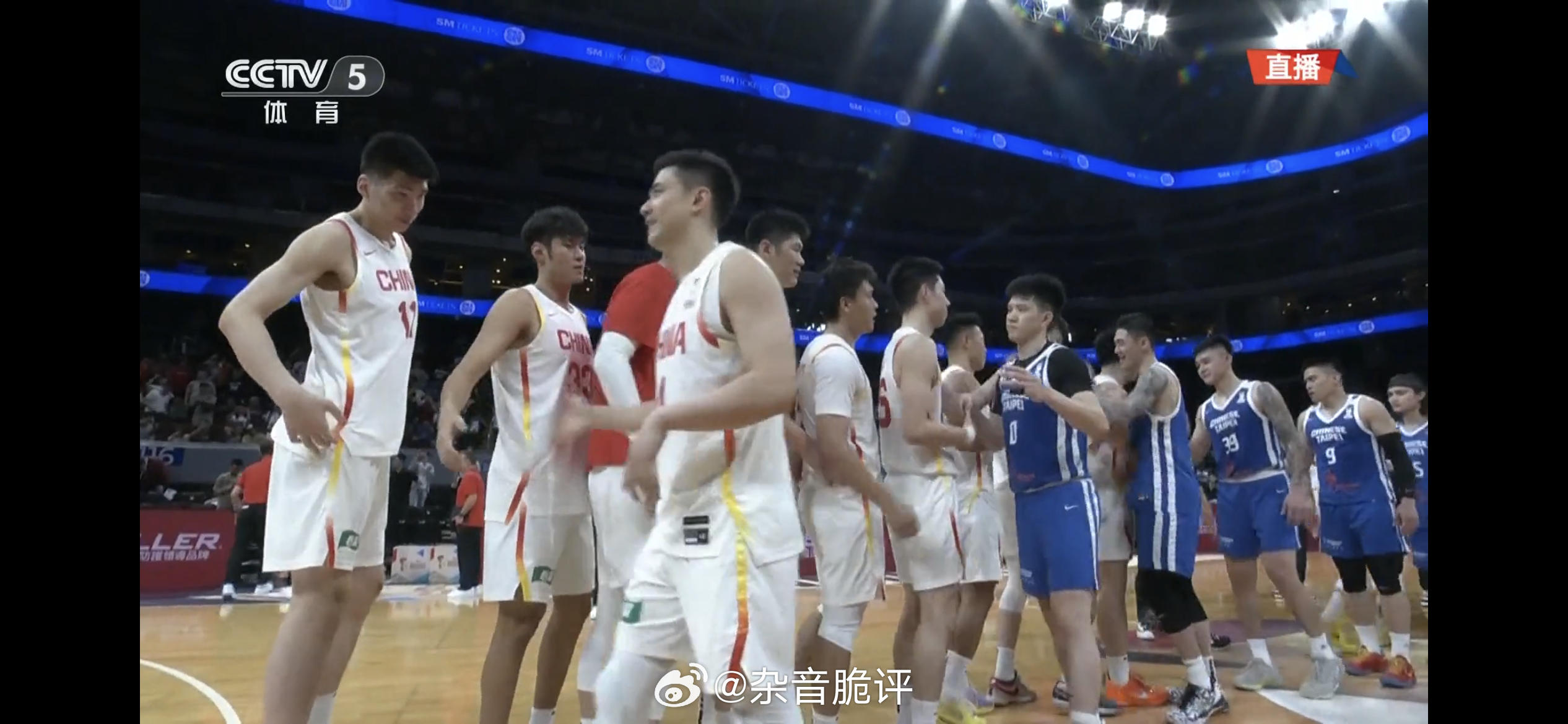 中国对中国台北中国男篮 惊险过关，大部分时间都落后的情况下战胜中国台北 ，取得系