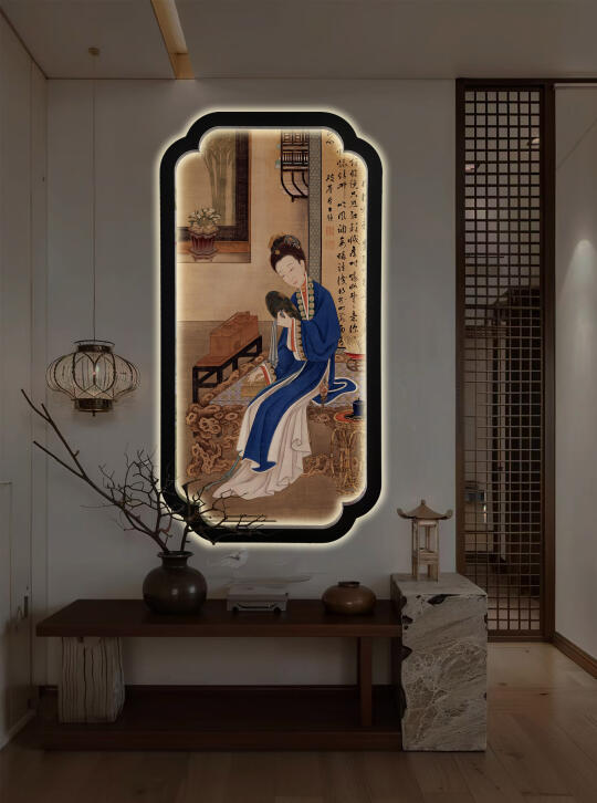 雍正十二美人·中式美学小轩窗氛围灯屏
