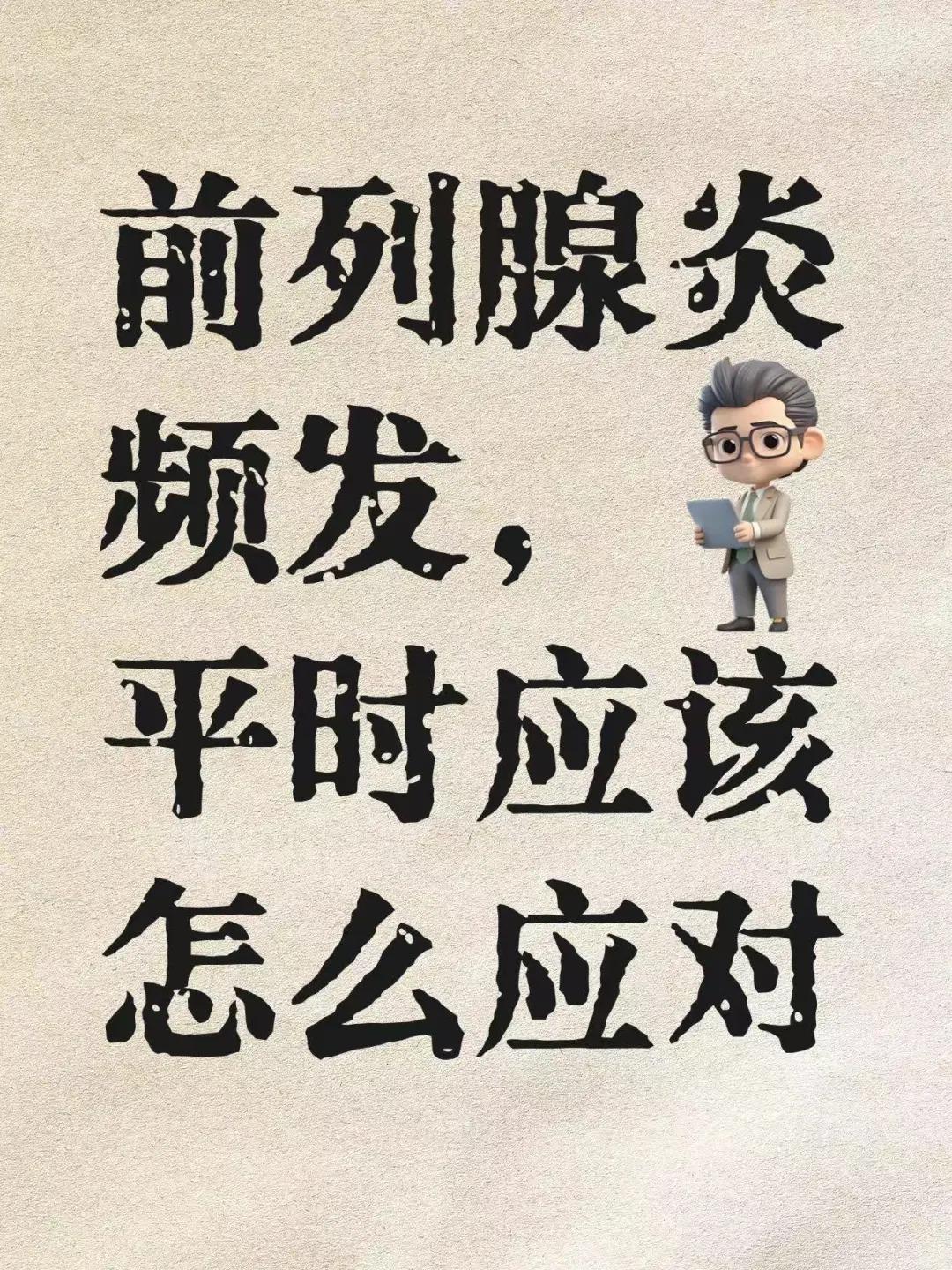 前列腺炎频发，平常应该如何应对？




前列腺炎作为男性常见的一种泌尿系统疾病