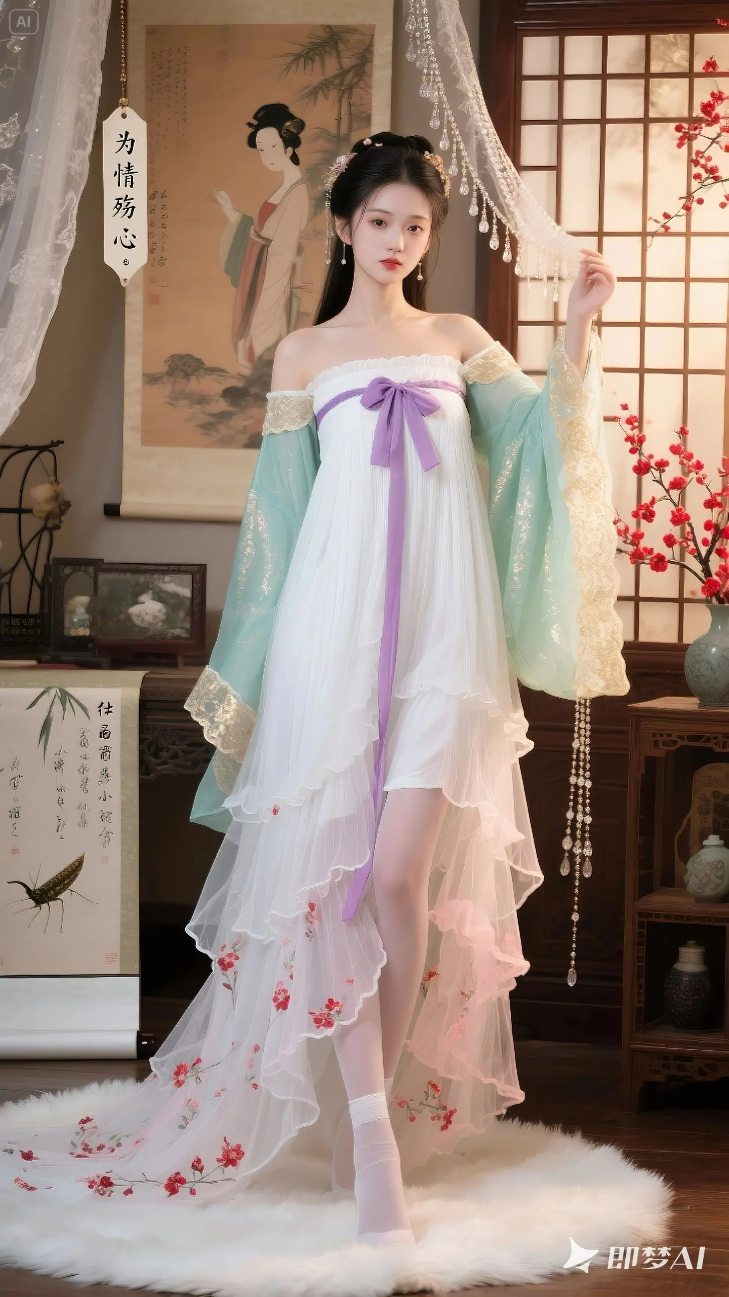 飘逸美女