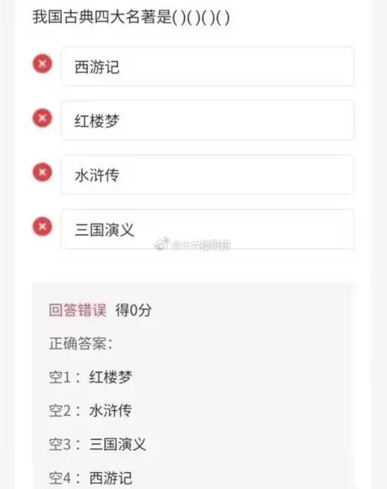 我国四大名著是 