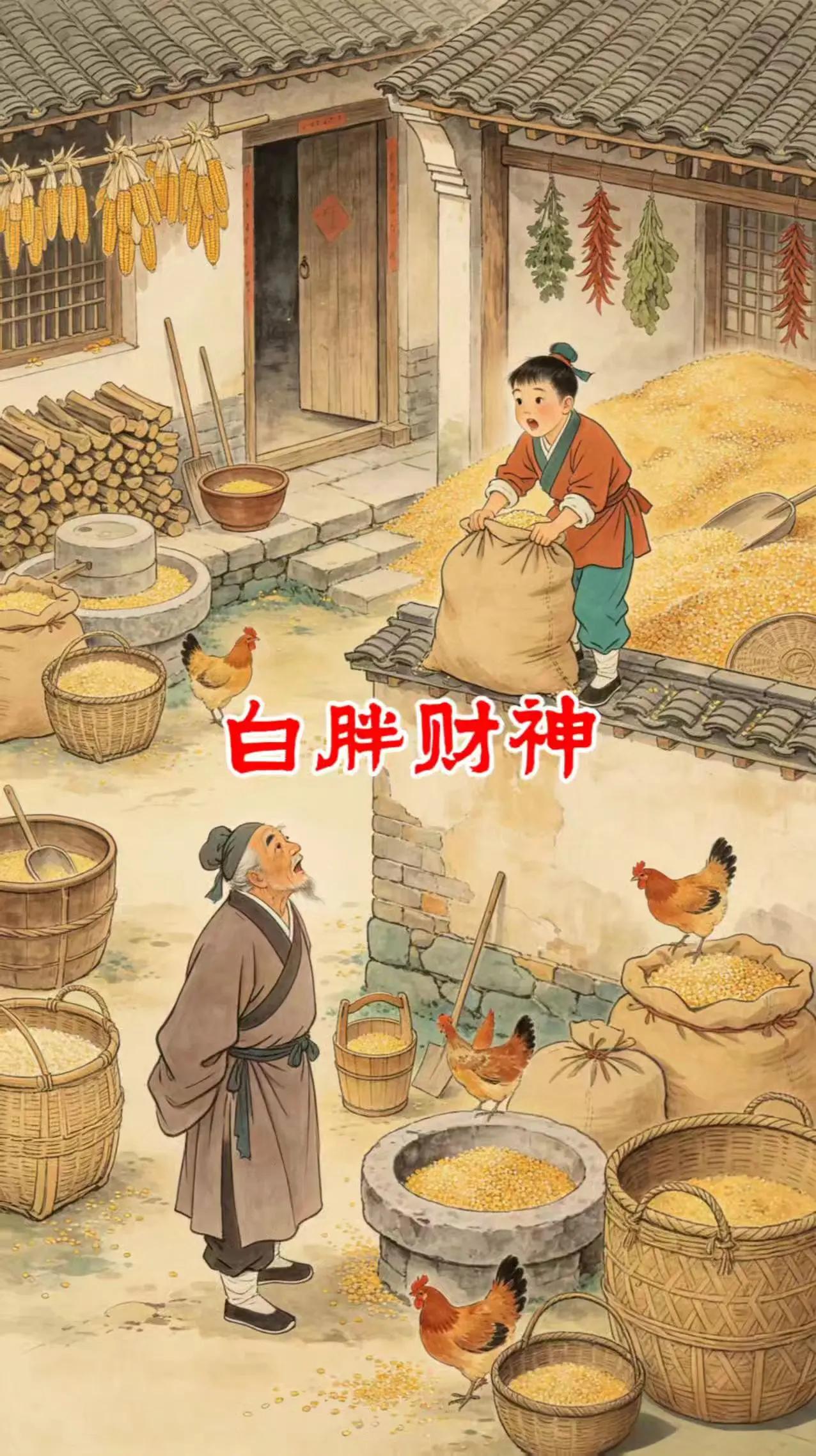 《白胖财神》平台分享民间故事