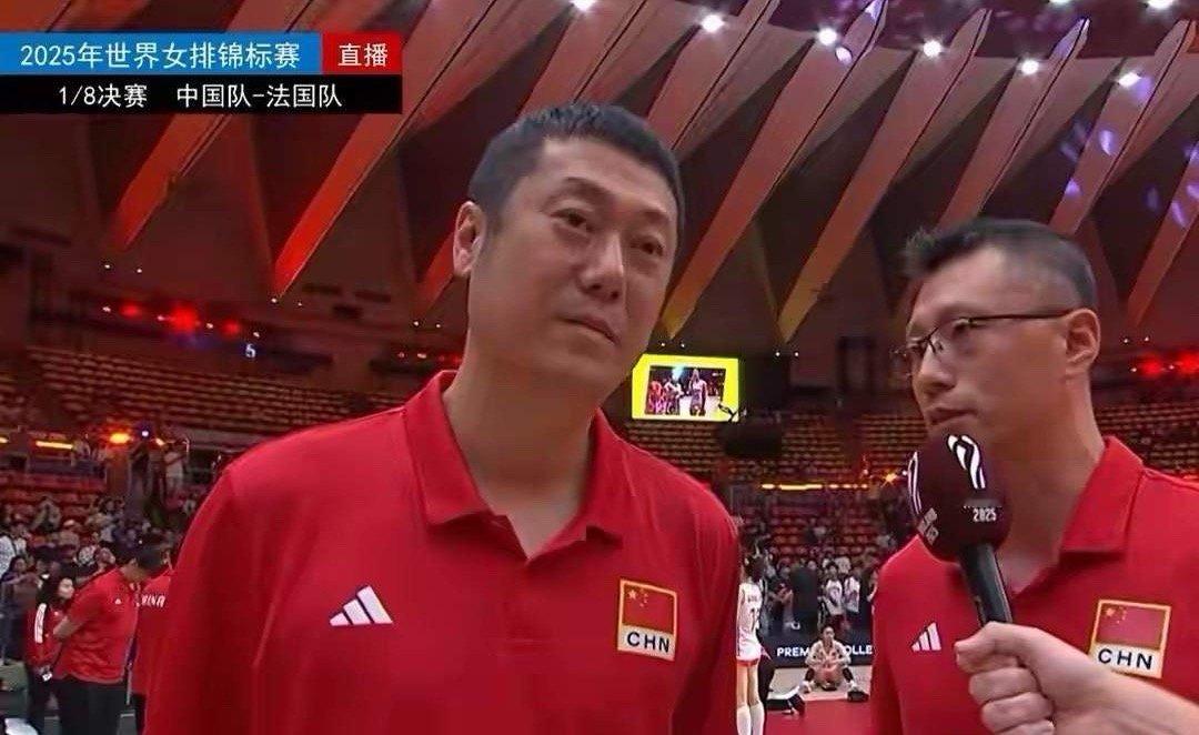 赵勇不会觉得中国女排输给法国自己没责任吧？接受采访竟然只说了两句话：1、球员打得