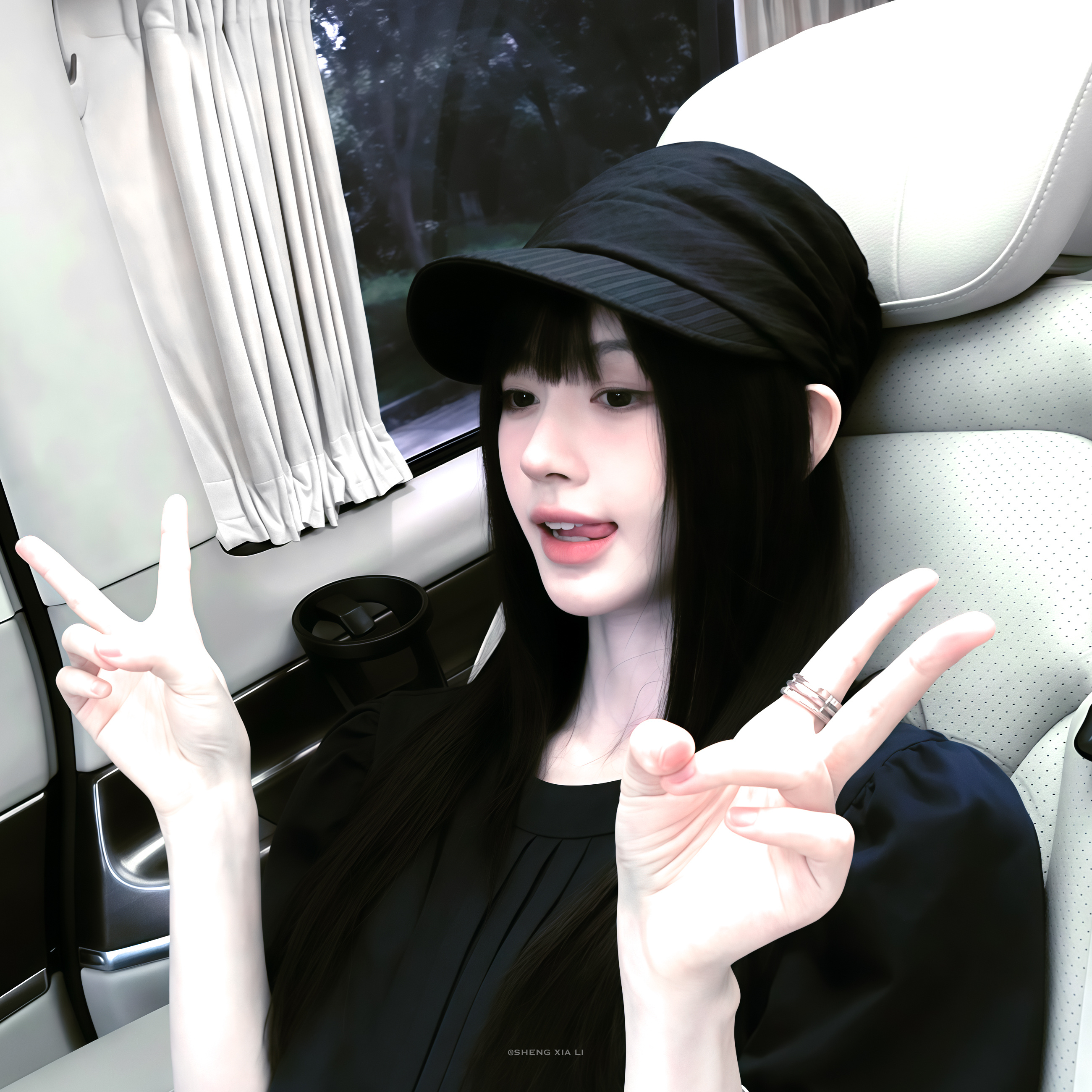鞠婧祎·如果你也刚好抬头看树 🌳🫐·头像壁纸更新～ 
