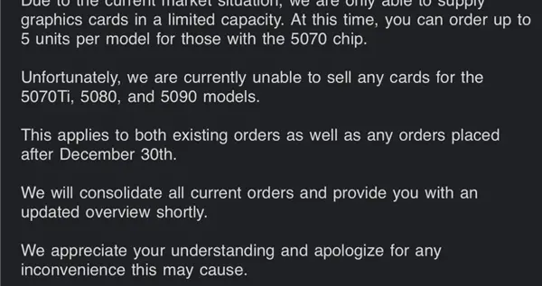 顯卡大漲價不可避免！缺貨一卡難求：除RTX 5070全部沒貨