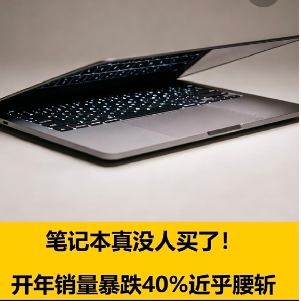 笔记本电脑销量暴跌40%开年就遇冷，2026年1-2月国内笔记本线上零售销量仅9