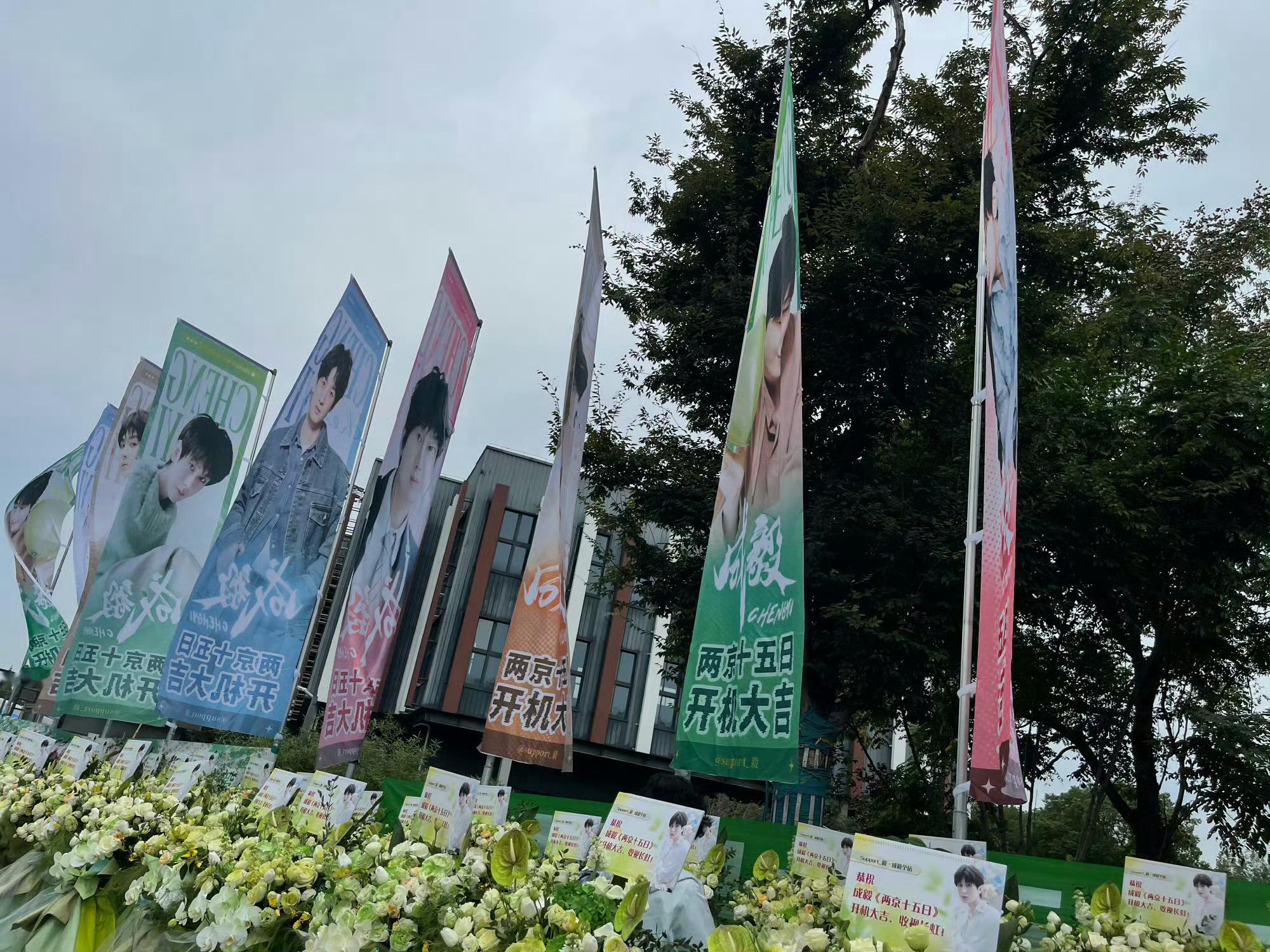 成毅《两京十五日》开机现场，排面和细节都有了！拍摄顺利[作揖] ​​​