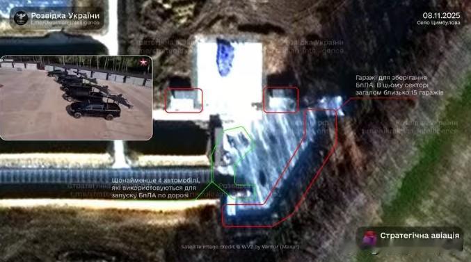 93个车库和15个无人机的储存设施，多达500架无人机可能同时发射——最新的卫星