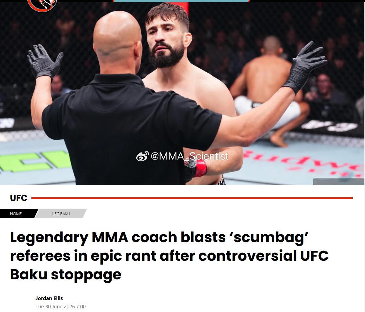 “美洲虎”马修斯-卡米洛（Matheus Camilo）TKO“黑狼”纳兹姆-赛