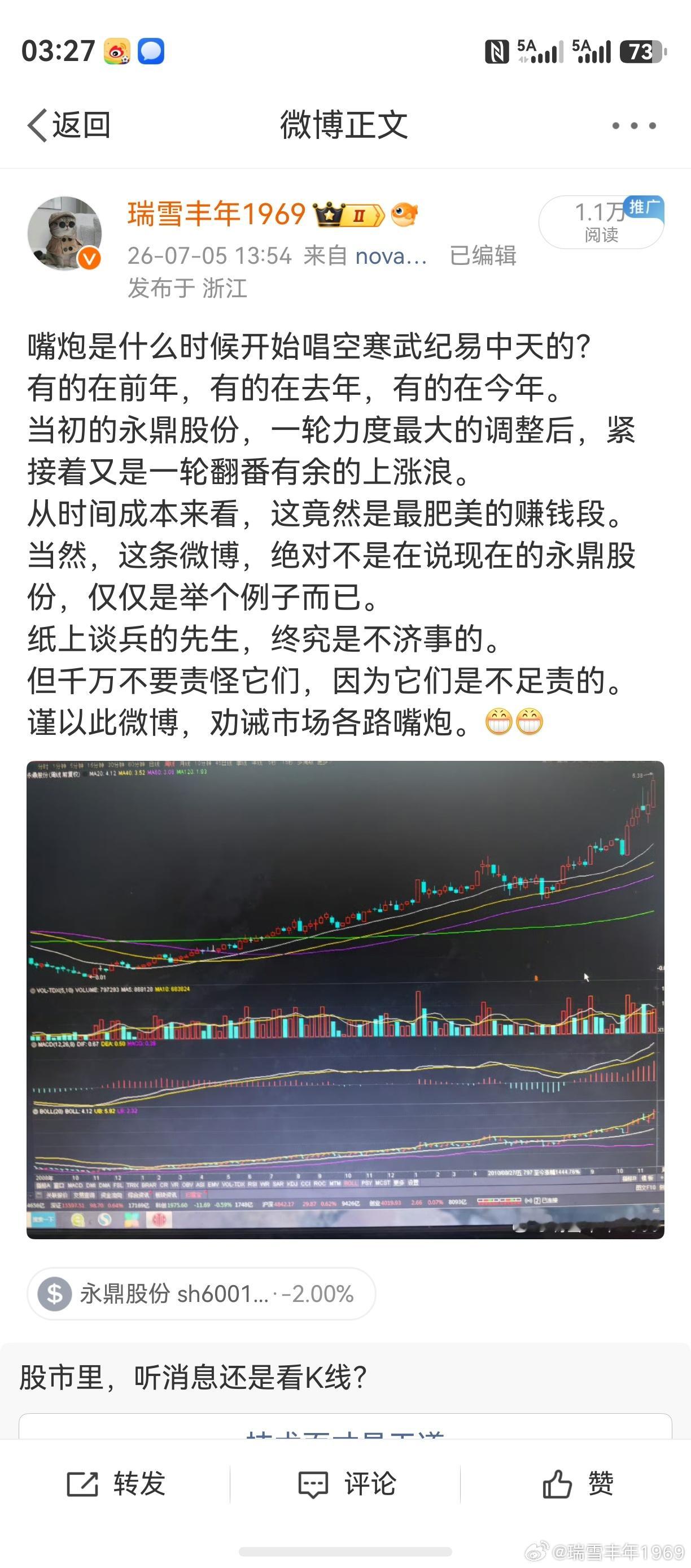 回忆过去，是为了对比现在展望未来。老鸭的记忆力，确实是非常好的。截图当初的永鼎股