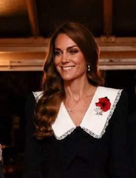 凯特的翻领连衣裙Style[耶]
是她一直钟爱的亚历山德拉·里奇，
白色蕾丝也有