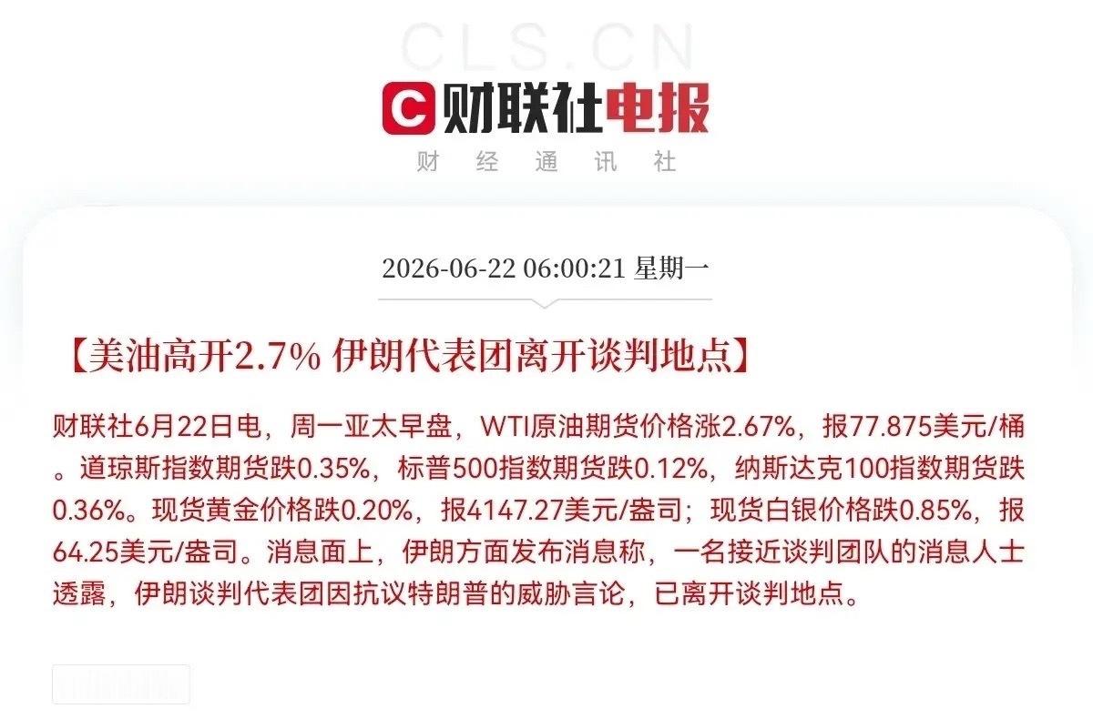 伊朗代表团拒绝与美方握手合影突发利空，满仓的今天真要哭晕在厕所了…一觉醒来，伊朗