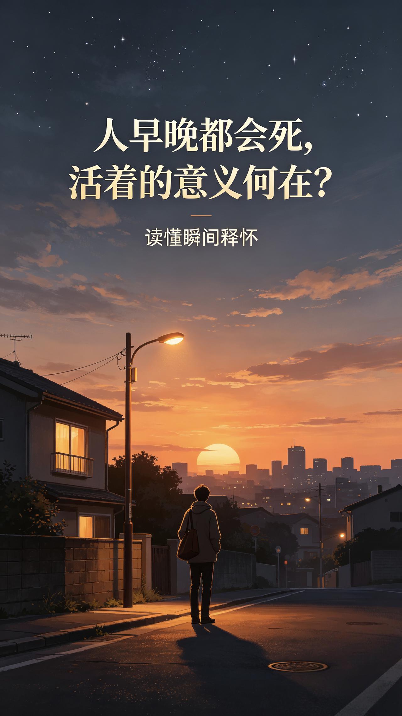 既然人终究会死，这一生辛苦奔波，意义在哪？
 
常常在夜深人静的时候反问自己：