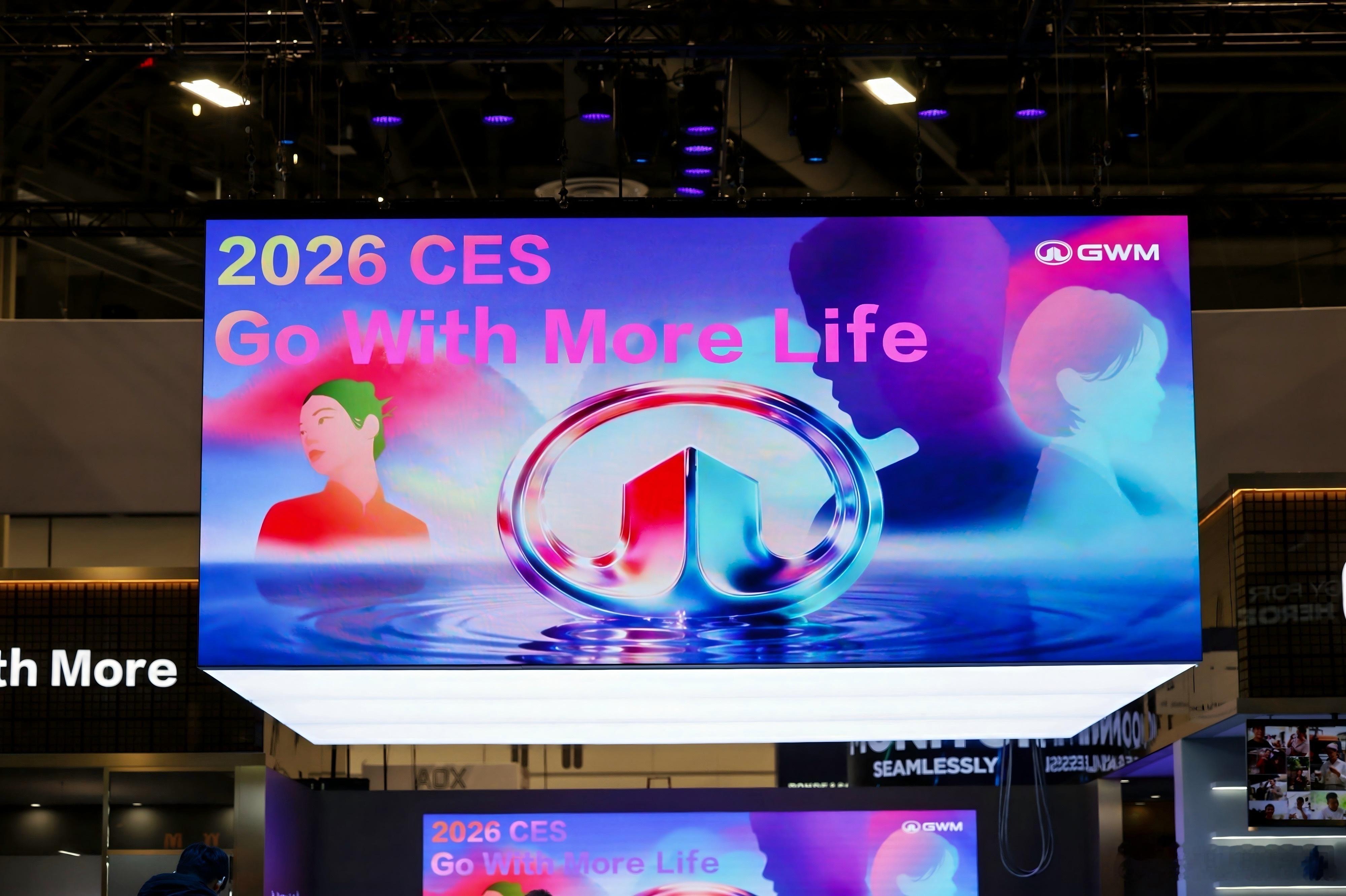 长城汽车CES又双叒叕给国人长脸了 长城汽车CES展会这次主题名为“Go Wit