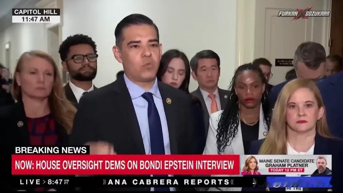 🚨 爆炸性新闻！加西亚议员揭露司法部法律顾问如何反复干预，阻止帕姆·邦迪回答唐