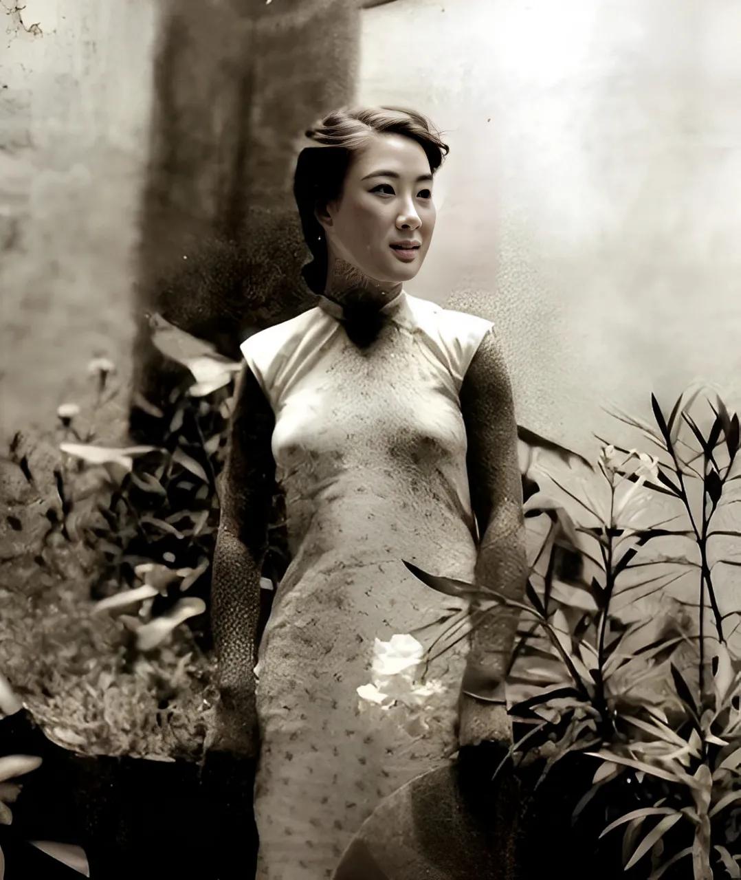 1974年，90岁的杨森迎娶了17岁的张灵凤。洞房之夜，就在杨森要行房时，张灵凤