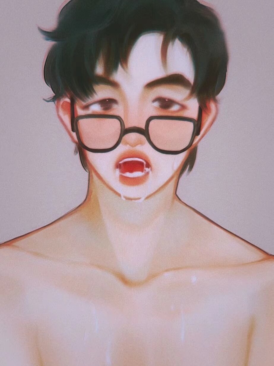 给你们看我五年前画的第一幅宋芋圆涩图请忽略当时诡异的人体（） 