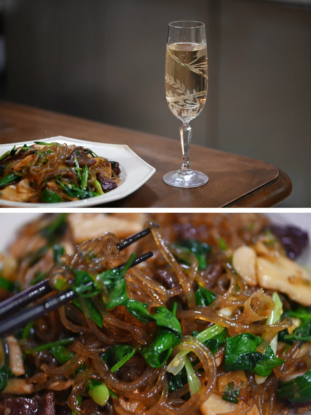牛肉冬笋炒粉，几个狠角色聚合