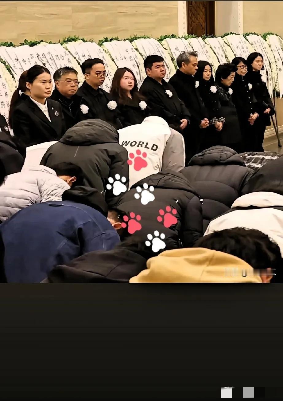 别再揪着年龄说翁帆和杨振宁的感情了！看看送别现场她站在首位的样子，那双眼红肿到藏