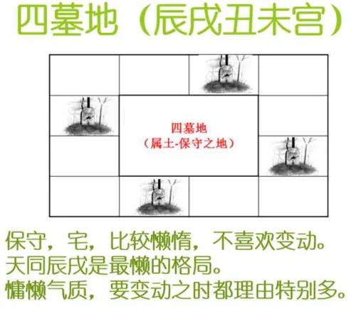 #记录我的2024#
四墓地，四马地与四败地

命宫在四墓地，田宅宫也一定在四墓
