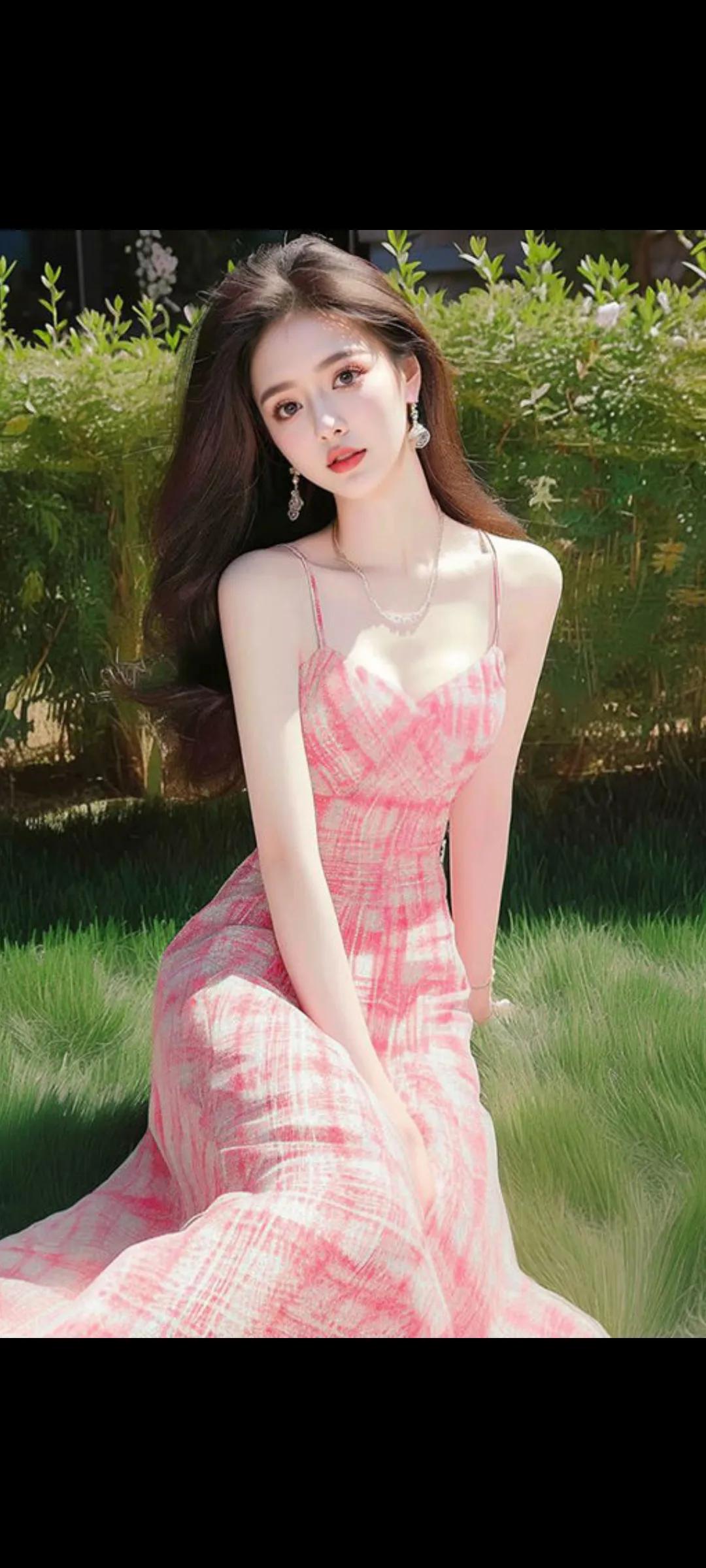 连衣裙，清新又甜美。