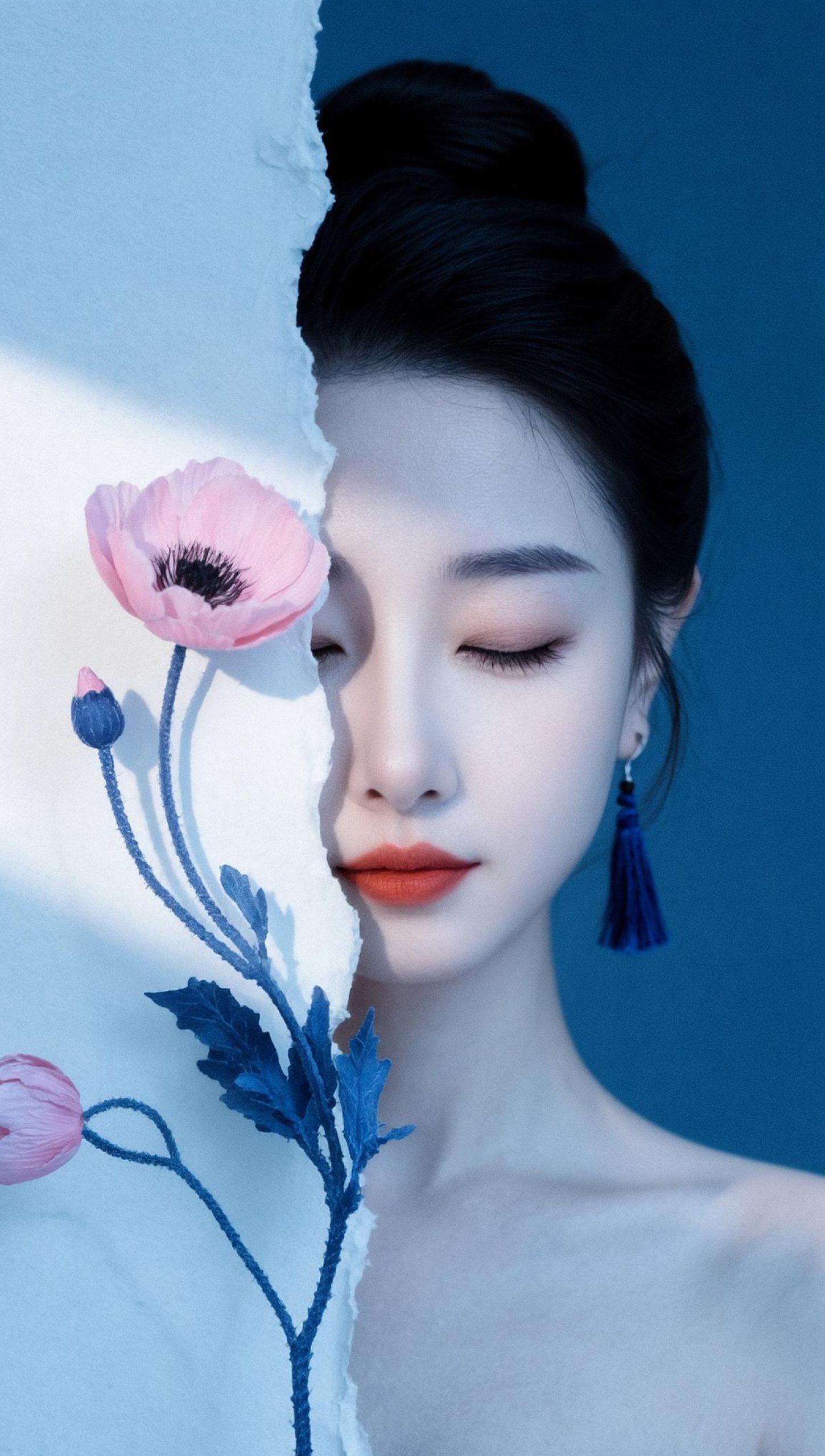 AI虞美清新写真