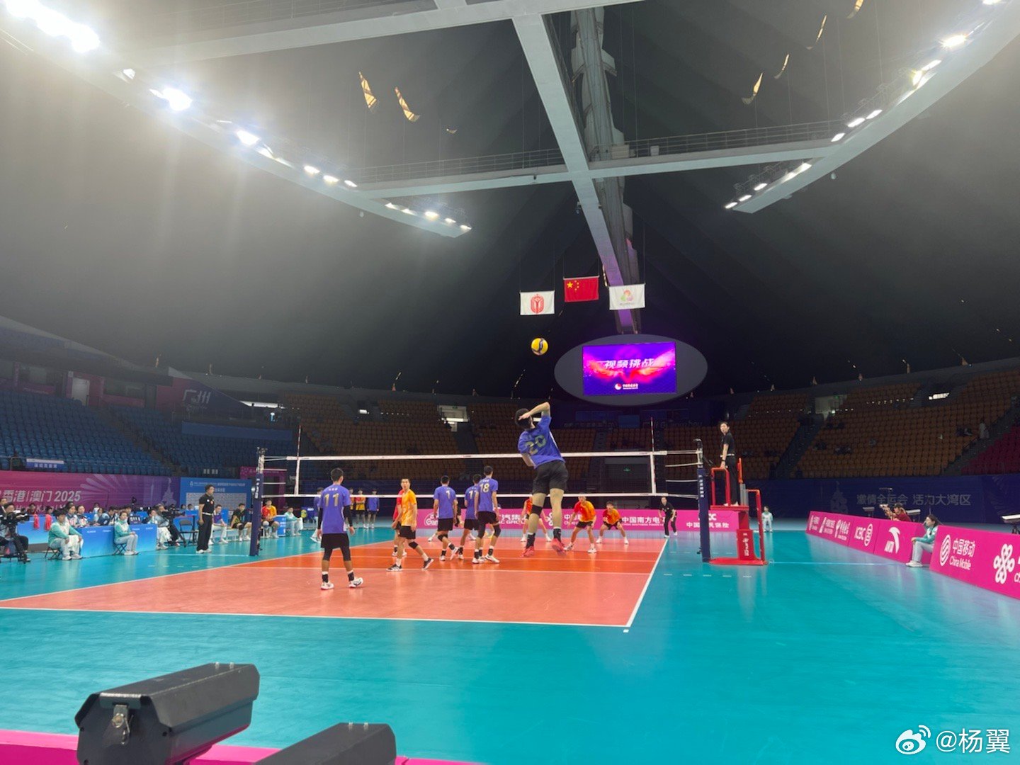 全运U18男排小组赛第5轮，上海U18对阵福建全运会  ​​​
