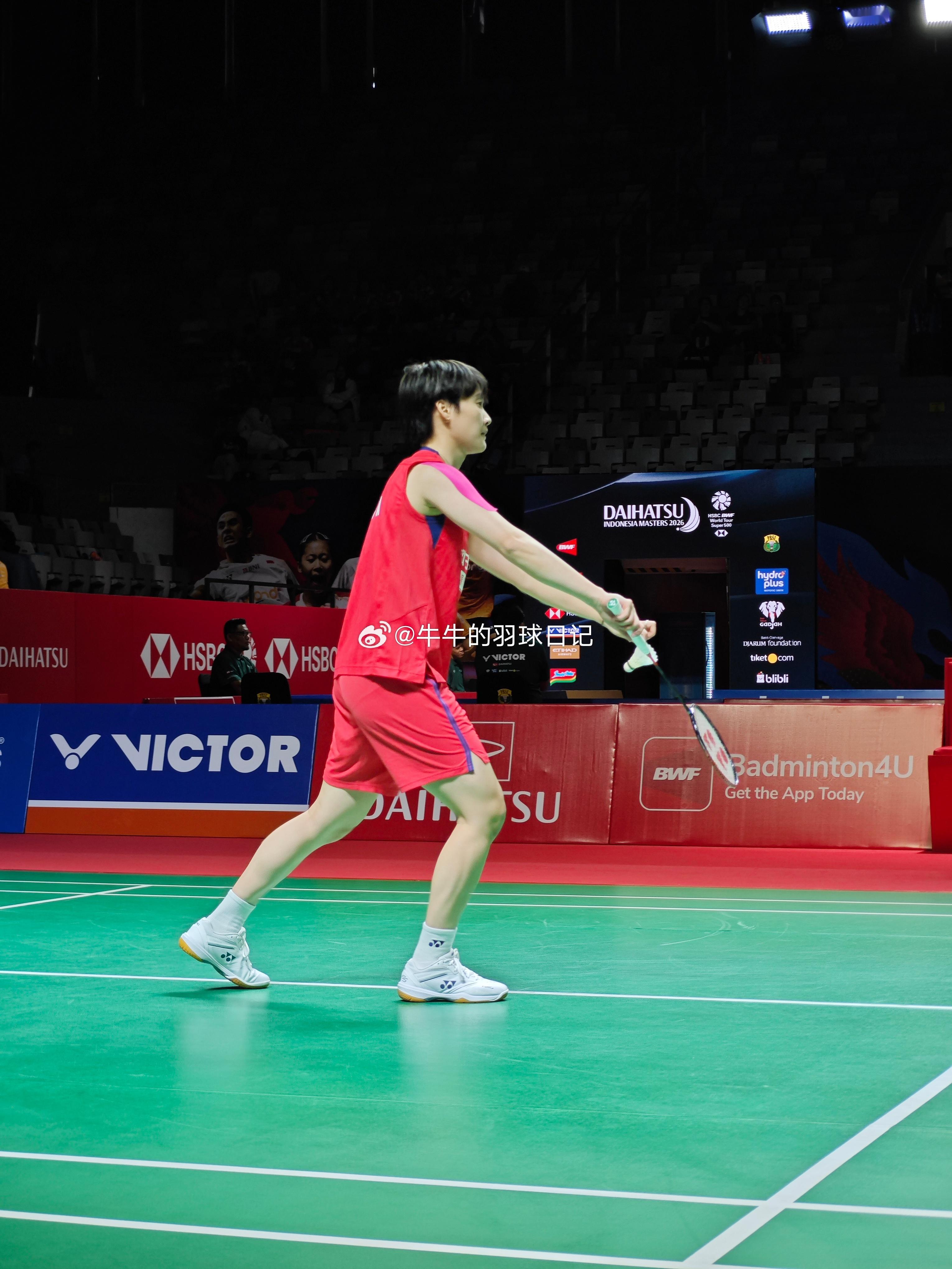 女单 1/16赛 陈雨菲(1) 21-8 21-6 布洛娃2026年印尼羽毛球大