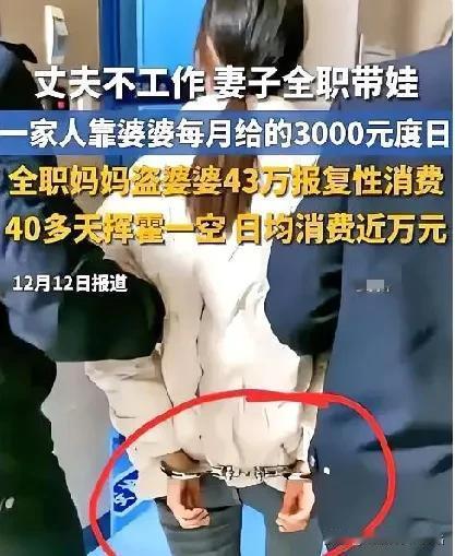湖北宜昌，女子结婚时婆婆给了10万彩礼，生完孩子，婆婆又每月给她3000生活费，