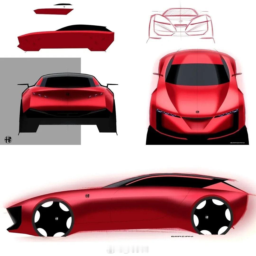 阿尔法·罗密欧Brera复活概念设计 还记得阿尔法·罗密欧Brera（图1）吗？