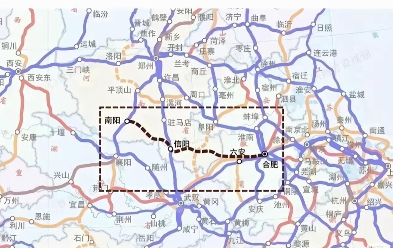 一条新的高铁线路襄阳输给了南阳，真是三十年河东三十年河西。襄阳之前一直是铁路枢纽