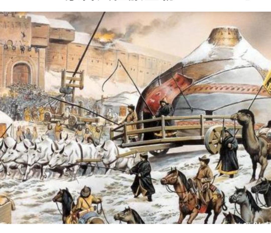 成吉思汗和他的蒙古铁骑，凭借惊人的军事才能和战略眼光，征服了当时北方最强大的政权