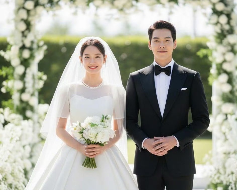 申敏儿 金宇彬金宇彬♥申敏儿今日（20日）大婚～恭喜恭喜🎉🎈高颜值夫妇👩❤