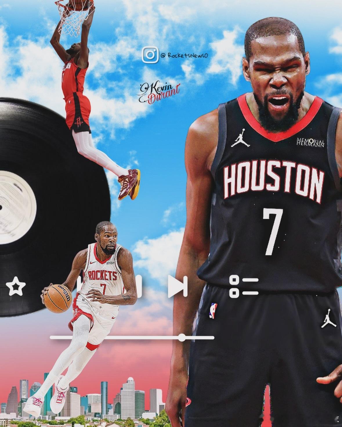 凯文·杜兰特在37岁时场均得到25分，投篮命中率依旧还是180俱乐部成员🔥25