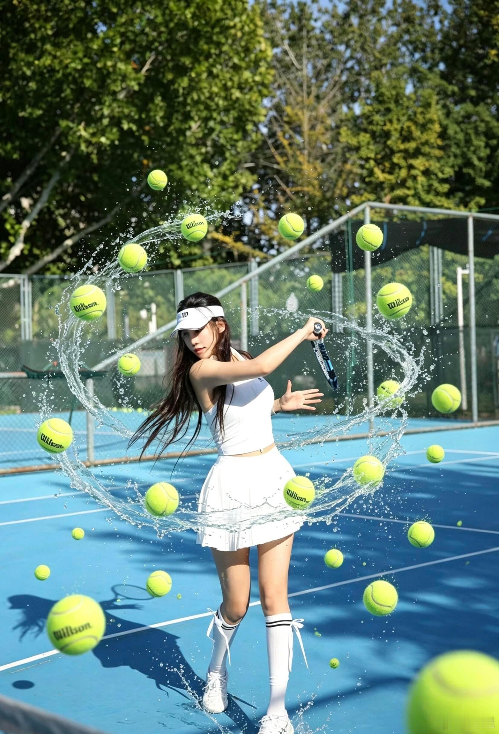 施予斐 🎾 网球运动风 