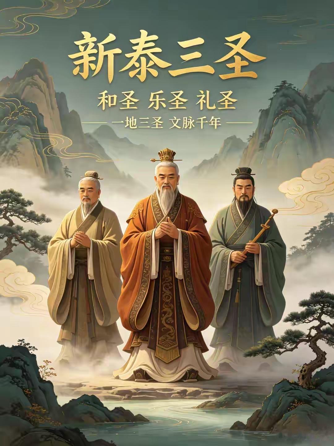 新泰三圣，是撑起中华礼乐和序的北方文脉脊梁。和圣柳下惠以“坐怀不乱”立和之标杆，