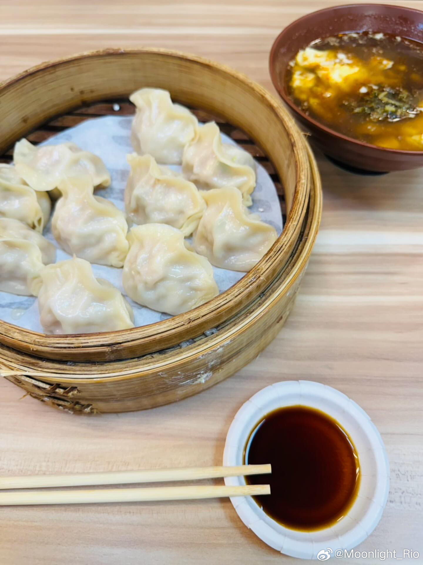 米奇林☁️更新ig：福大蒸饺馆🍽️牛蛋汤🐮蒸饺🥟 ​​​