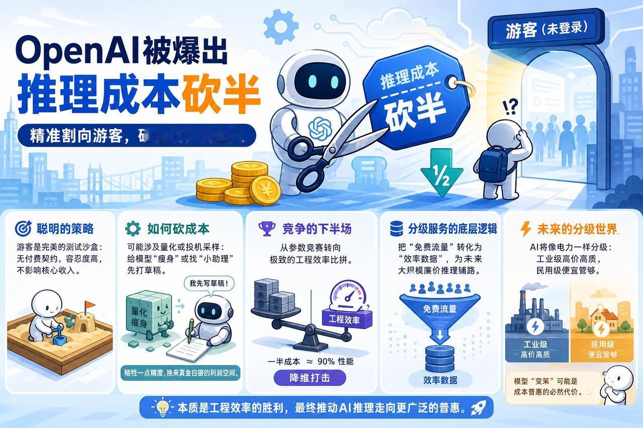【OpenAI的算力炼金术：把“白嫖党”变成最廉价的实验室】

OpenAI被爆