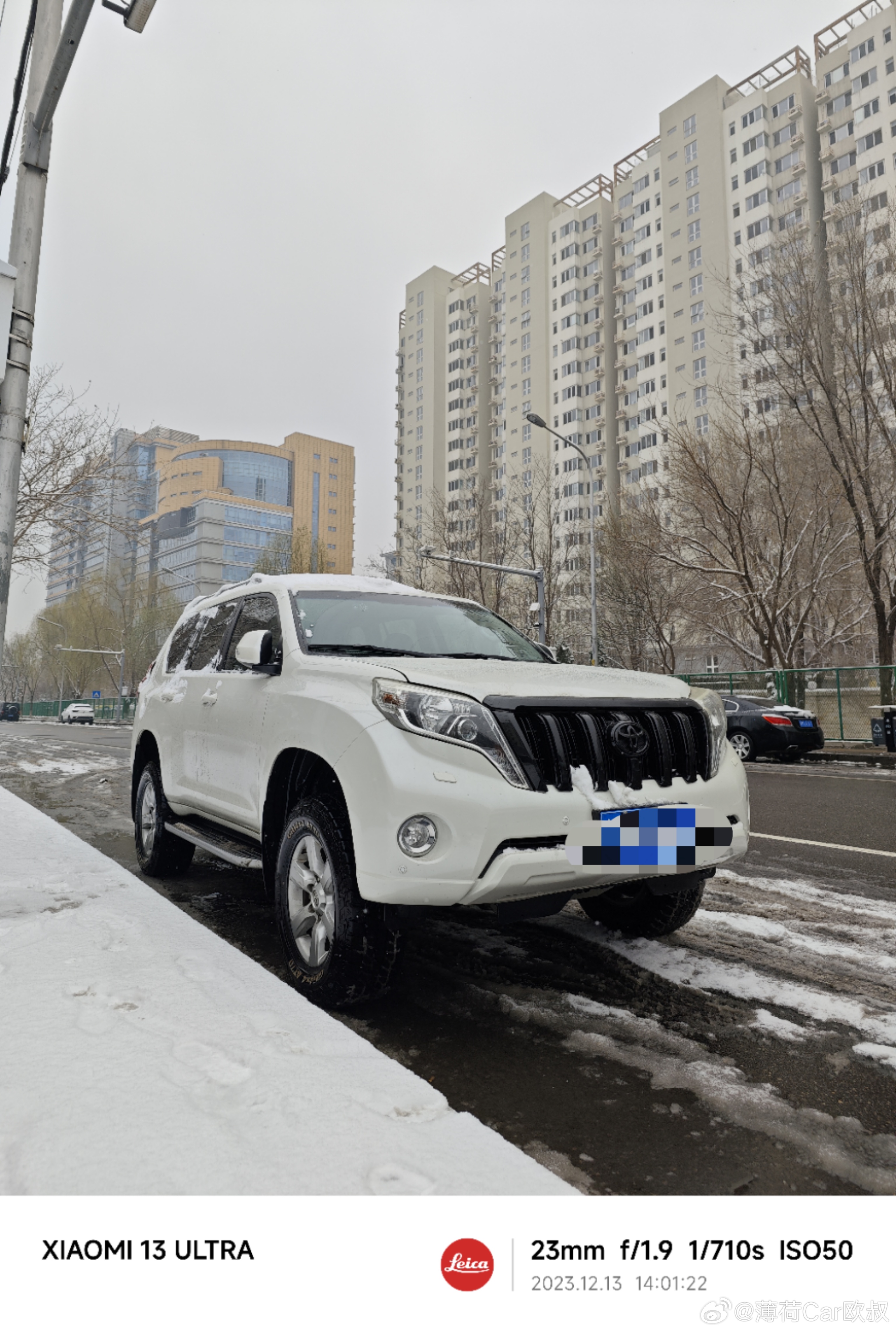 这种天气还是老伙计感觉踏实....很多小路都是冰雪混合路面，大路才有人给撒盐 #