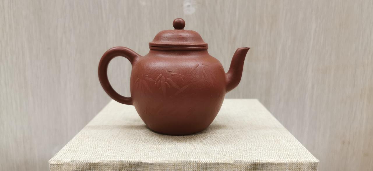 早期中国宜兴精品紫砂茶壶（独孔、约138cc）紫砂艺术 器物之美 紫砂壶 茶生活
